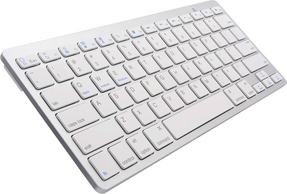 ホワイト薄型ワイヤレスキーボード本体 2449 ホワイト薄型ワイヤレスキーボード本体 2449